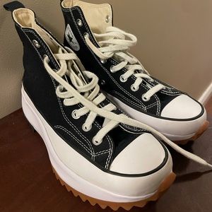 Size 9, Converse Star Hike high tops